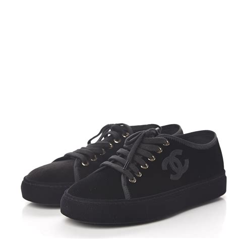 zwarte chanel sneakers dames|Chanel shoes.